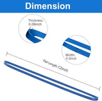 Large Heavy Duty Latex Rubber Bands 12 Inches Trash Can Bands Strong Elastic Bands for Office Supply, File Folders, Cat Litter Box, 60 Pack (Blue)