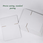 10x6x6 Inches Shipping Boxes Set of 40, White Corrugated Cardboard Box Literature Mailer for Packing Small Business