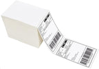 Sale4Less 500 Fanfold 4 x 6 Direct Thermal Shipping Labels - Label Compatible DYMO Label Writer Rollo & Zebra with Perforated line for Thermal Printers Labels - Commercial Grade - Manufactured by UPS
