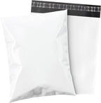 Shop4Mailers 19 x 24 Glossy White Plastic Self Seal Poly Mailer Flat Bags Waterproof Shipping Envelope 2.17 Mil for Apparel, Clothes, Shirts, Books – Permanent Adhesive Seal (250 Pack)