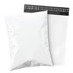 Shop4Mailers 9 x 12 Glossy White Plastic Self Seal Poly Mailer Flat Bags Waterproof Shipping Envelope 2.17 Mil for Apparel, Clothes, Shirts, Books – Permanent Adhesive Seal (1000 Pack)
