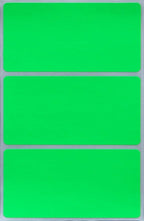 Royal Green Rectangular Stickers Color-Coding Labels for Organizing, Moving, and Storage Boxes 4" x 2" Stickers to Write On Name Tags, 150-Pack (Neon Green)
