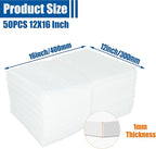 50PCS Foam Pouches, 12"X 16" Cushion Foam Pouches for Moving Storage Packing and Shipping Supplies, packing supplies, Foam Wrap Pouches for Protect Fragile Items