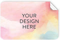 100 Custom Vinyl Stickers - Upload Your own Image, Text, Design, Logo - Personalized Logo Labels for Handmade, Packaging, Bottle, Jars, Candle, Brand Stickers (Watercolor, 5x3)