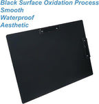 Acocony 11x17 Clipboard Double Clip Aluminium with Pen Holder Extra Large Clipboard Versatile Super Hard 11 x 17 Clipping Board Black Pack of 1