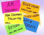 NextDayLabels 500 Rectangle Stickers (3" x 5") - Color Coding Labels Roll - Moving Labels for Boxes, Colored Inventory Stickers for Packing, Organizing, and Storage (Fluorescent Green)