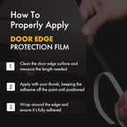 XPEL Door Edge Guard Protection Film Roll, 3/4" x 100' - Car or Truck Doors, Protective Barrier Against Minor Scratches, Paint Chips, Door Edge Impact, and Dings - Prevents Damage and Possible Rust
