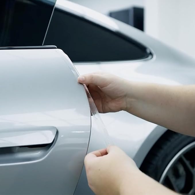 XPEL Door Edge Guard Protection Film Roll, 3/8" x 12' - Car or Truck Doors, Protective Barrier Against Minor Scratches, Paint Chips, Door Edge Impact, and Dings - Prevents Damage and Possible Rust