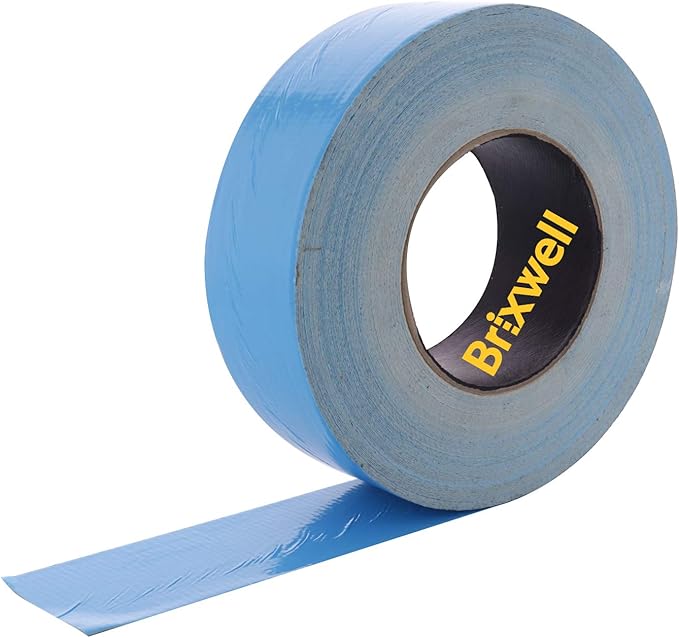 Brixwell 4 Rolls - Blue Double Coated Carpet Tape 2 Inch x 36 Yard Made in the USA