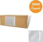 PSBM 2,000 PCS 5.12 x 8 Inch Clear Self-Adhesive Packing List Envelopes, Plastic Shipping/Mailing Pouch Enclosed Bags for Packing Slips Invoice Label