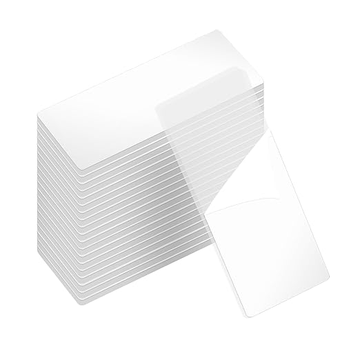 uxcell 30Pcs Double Sided Adhesive Pads, 1.97" x 0.79" Clear Removable Heavy Duty Mounting Tape Picture Hanging Sticky Adhesive Pad for Wall, Poster Picture, DIY Craft