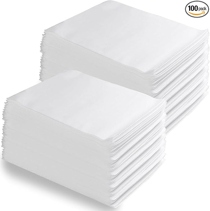 100PCS 12 x 14Inch Packing Foam Pouch, Cushion Foam Pouches for Extra Protecting Dishes Porcelain Glasses Plates, Cushion Foam Wrap Pouches for Moving, Storage, Shipping and Packing Fragile Item