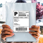 POLYSELLS 100 Pack 12x15.5 Inch White Poly Mailers Shipping Envelopes, Strong Adhesive Sealing, Waterproof, and Tear-resistant Postal Mailing Bags for Clothing, Books, and Accessories