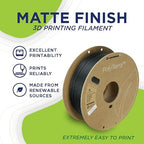 Polymaker Matte PLA Filament Matte Candy 1.75mm 1kg 3D Printing Filament, PolyTerra 3D Printer PLA Filament