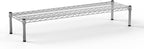 14" Deep x 48" Wide x 8" Height 1-Tier Wire Shelving Kit | NSF Commercial Storage Rack Unit