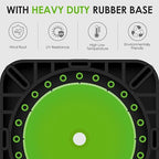6 Pack 36" Large-Sized PVC Traffic Cones with Heavy-Duty Black Base, Garage Parking Lot Cones Structurally Stable Weatherproof Road Construction Safety Cones (6, Green, 36" Extra Large)