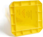 MATTHEW CLEANING 6 Packs 26” Caution Wet Floor Safety Cones for Indoors and Outdoors,Bright Yellow Caution Wet Floor Sign,4-Sided Bilingual Signs,Avoid Fall & Slip Accident