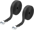 PATIKIL Lashing Straps 1" x 26 Ft, 2 Pcs Tie Down Strap Cam Buckle Adjustable Ratchet Straps 551 lbs for Cargo Trucks Motorcycle Luggage, Black