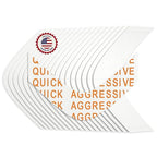 Sunshine Tape Quick Aggressive Hairpiece Wig Tape (108 Pieces) - AA Curve - Double Sided Adhesive Tape for Toupee Lace Front Wig Strong Hold Waterproof Strips