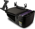 AutoExec AE-GMCD-PS-TAB-BT GripMaster Car Desk for Your Vehicle Workstation and Mobile Office, Black with Printer Stand and Tablet Mount