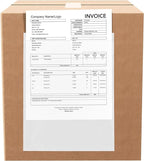 2000 Count 10" x 12" Shipping Label Envelopes, Clear Packing List Pouches with Self-Adhesive Back, Top Loading for Shipping Labels Sleeves, for Packing Slips, Labels Invoices & Paperwork. GPI