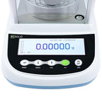 U.S. Solid Semi-Micro Lab Scale, 82 g x 0.01 mg / 220 g x 0.1 mg, Analytical Balance 10 Weighing Units, Automatic Internal Calibration, RS232 Interface, Multi-Language Support (EN, FR, DE, IT, ES, PT)