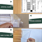 Clear Packing List Envelopes, 6''x9'' Top Loading Shipping Label Envelopes Pouches, Adhesive Shipping Label Sleeves/Mailing Pouches for Shipping (500pcs)