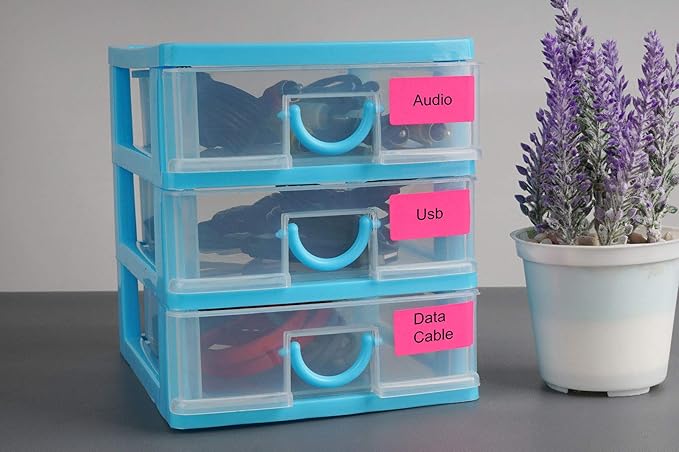Royal Green Rectangular Color Coding Stickers 1.57inch x 0.75 inch Rectangle Label in 8 Assorted Colored Name Tags Labels for Kids(40mm x 19) 640 Pack