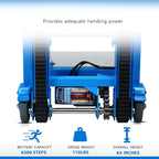 1250W Electric Stair Climbing Dolly - 900lbs Capacity, 3-Mode Folding Hand Truck W/Telescopic Handle, Non-Slip Wheels for Moving Furniture, Appliances (Blue)