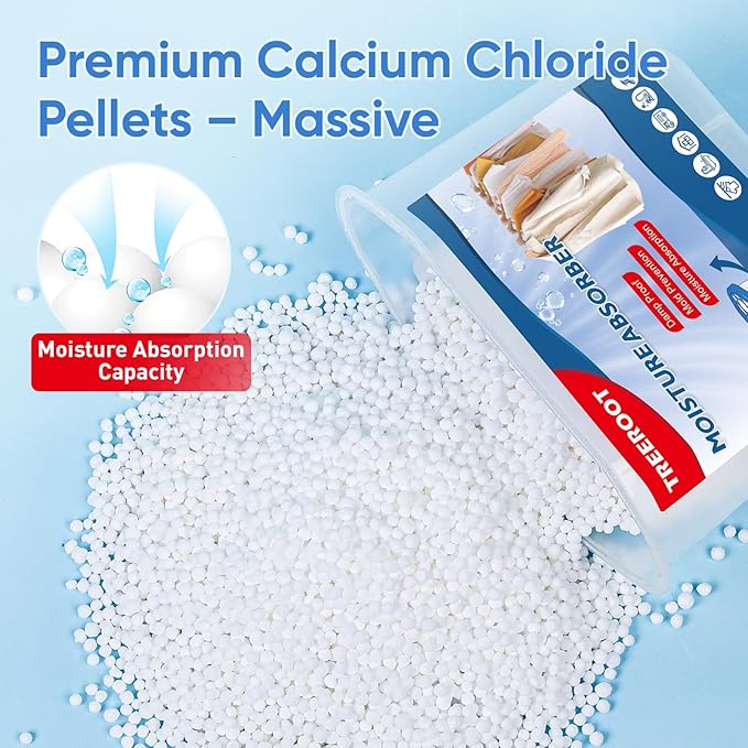 14 Pack Moisture Absorbers, 14 OZ Humidity Absorber Bucket, Moisture Absorbers for Closet, Dehumidifier Bucket for Wardrobes, Kitchens and Bathrooms, Fragrance Free Humidity Absorber