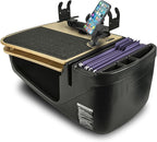 AutoExec AE-GMCD-PM-PS-11M GripMaster Car Desk for Your Vehicle Workstation and Mobile Office, Natural with Phone Mount and Printer Stand