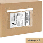 200Pack CLASSY Premium Clear 6'' x 9'' Packing List Envelopes, Self-Adhesive shipping label sleeves