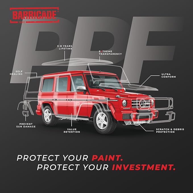 VViViD Barricade Premium 8 Year Stealth Satin Clear Paint Protection Film (12" x 60")