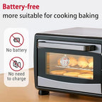 3.5" Oven Thermometer 100-600°F Kitchen Cooking Thermometer Instant Read Stainless Steel Oven Temperature Gauge with Hanger & Base