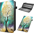 Car Registration and Insurance Holder, Leather Car Glove Box Organizer, Cool Car Accessories for ID, Driver's License Cards & Essential Document,business cards,Men&Women,for Women Girls
