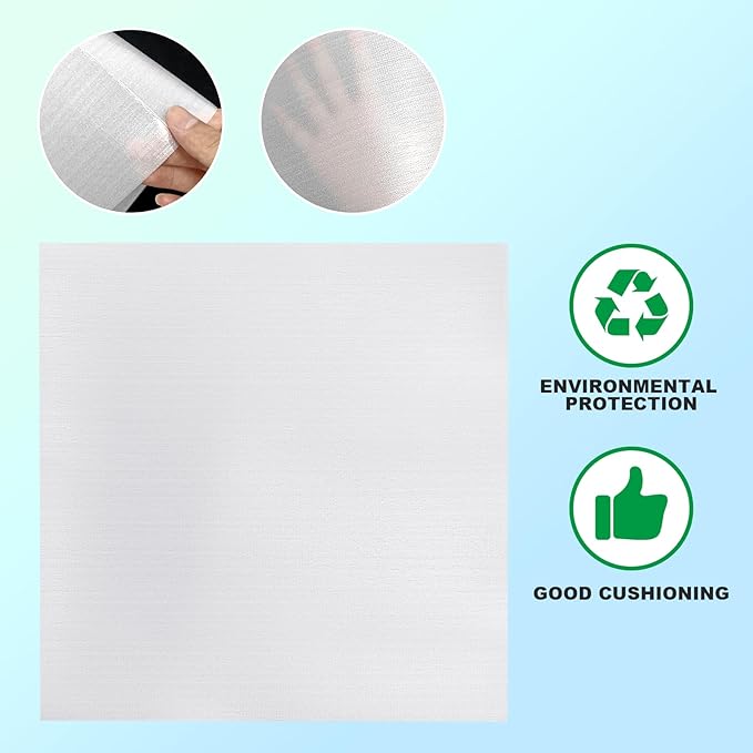 50Pack Foam Pouches,14" X 14" Dish Packing Foam Cushion Foam for Packing Dishes and glasses Moving Foam Wrap Pouches Packing Supplies for Moving