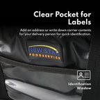 New Star Foodservice 1028683 Commercial Quality Insulated Food Delivery Bag Half-Size,(12" W x 11.5" H x 9.5" D)