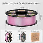 GEEETECH 3D Printer Silk PLA Filament 1.75mm Sky Blue, Shiny 3D Filament 1kg (2.2lbs) 1 Spool, Dimensional Accuracy +/- 0.02 mm, Silk Sky Blue