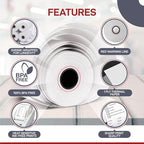 100 Rolls – 3 1/8" x 119' Thermal Receipt Paper Rolls | BPA Free | Compatible Paper for Clover Station, Epson POS Printers & Cash Registers