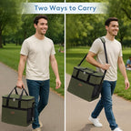 Lifewit Cooler Bag 30/50/60 Cans Collapsible and Insulated Large Lunch Bag Leakproof Soft Cooler Portable Tote for Camping/BBQ/Family Outdoor Activities