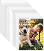 25PCS 5" x 7" Clear Rigid Card Sleeves – Waterproof Hard Plastic Protectors for Postcards, Prints, Photos, Trading & Sports Cards – Top Load Jumbo Sheet Holders