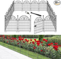 Tall Garden Fencing 36 Inch High, 22 Panels Total Length 48Ft Dog Fence Outdoor for Yard, Pet Fence Outdoor, Decorative Fences for Yard│Patented