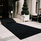 450 GSM Extra Thick Waterproof Black Carpet Runner for Events Decorations, 3X15 Ft Not Slip Red Runner Aisle Runway Rug for Wedding, Party, Banquet, Activity Entrance and Special Events Decorations