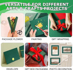 Vanhench 48" x 2400" (200') Light Green Wrapping Paper, Solid Color Kraft Paper for Christmas Gift Wrap & Art Craft Supplies, Construction, Poster, Bulletin Board, Floor Covering, Table Runner