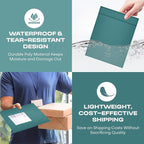GReen Poly Bubble Mailers 7.25x12 inch #1 | Self Seal Padded Envelopes | Cushioned Bubble Mailer | Usable Size 7.25x11 | WaterProof | Lightweight mailing Shipping Bags | 100 Pack Bulk