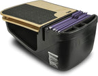 AutoExec GripMaster Car Desk for Your Vehicle Workstation and Mobile Office, Natural Birch
