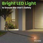 GEARit 360 Rotating Plug Indoor Outdoor Extension Cord Waterproof 100ft - 16 Gauge 16/3 AWG, 13A 1625W, 3 Prong Heavy Duty Extension Cord Weatherproof Power Cable for Outdoor Landscaping, Lights, ETL