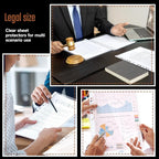 500 Pcs 8.5 x 14 Legal Size Heavyweight Clear Sheet Protectors, Heavy Duty 11-Hole Fit for 3 & 4 Ring Binder, Plastic Page Thick Document Protector, Binder Sleeves for Cards Photo Archive