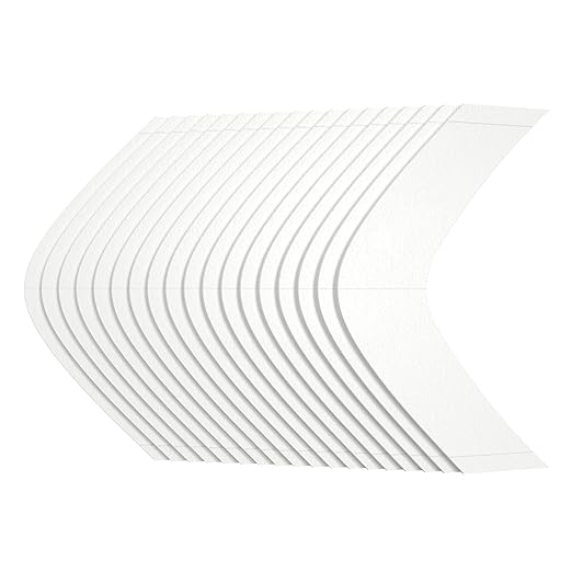 Sunshine Tape Quick Aggressive Hairpiece Wig Tape (72 Pieces) - AA Curve - Double Sided Adhesive Tape for Toupee Lace Front Wig Strong Hold Waterproof Strips