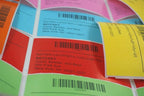 BETCKEY - 4" x 6.5" Large Shipping Labels & Multipurpose Compatible with Zebra & Rollo Label Printer,Premium Adhesive & Perforated[Orange, 6 Rolls, 1500 Labels]